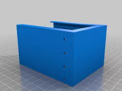 My Customized Parametric Multiple SSD / Hard Drive Holding Bracket / Sled