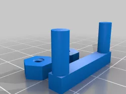 My Customized Parametric Square U-Bolt and Nuts