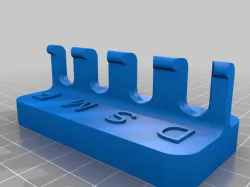 My Customized Parametric toothbrush holder with names