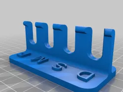 My Customized Parametric toothbrush holder with names