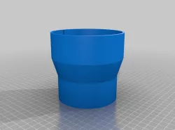 My Customized Pipe adapter,  (parametric)