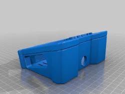 OctoPi 5" Touch Screen Enclosure REMIX VERSION2 fan model!