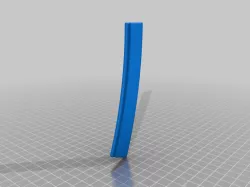 OO 00 Gauge curve form for flexible track.