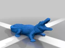 Realistic Alligator 3D Model