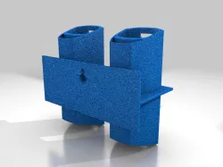 Shark vac tool holder (wall)