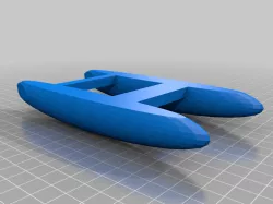 solar trimaran estructure