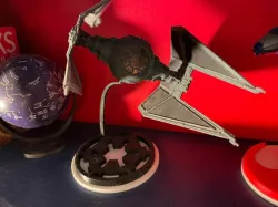 Star Wars Model Ship Stands: Darth Vader TIE, B-Wing, TIE Interceptor