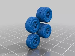 Wheels for Madmax and Gaslands Hotwheels cars