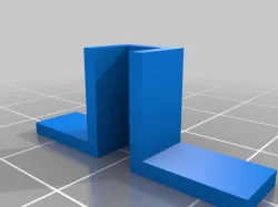1/4in Parametric Drawer Divider Clips