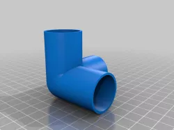 25mm PVC 3 Way Corner Circular