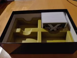 Anomia X Organizer for Sleeved Cards - Boardgame Box Insert