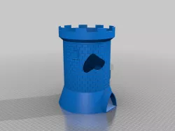 Castle Tower Aquarium Decoration