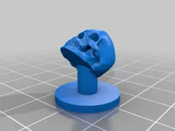 chef skull button