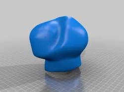 cheffs hat for lego toilet roll holder  remixed from baby groot chefs knife holder
