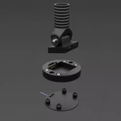 Costume Removable Appendage Mount
