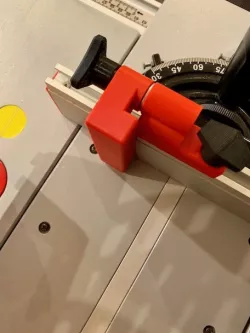 Cross cut stop