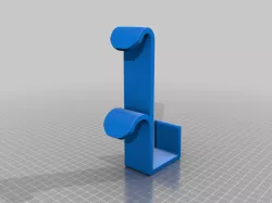 Double Coat Hanger for 2" Cubical Walls