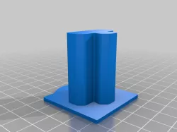 Ender 3 V2 rail cover template for supporting modification