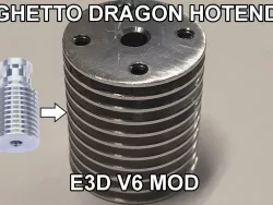 Ghetto dragon - E3D V6 rigid mount mod
