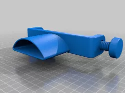 Headset holder at the Beam - Screwless attachment
