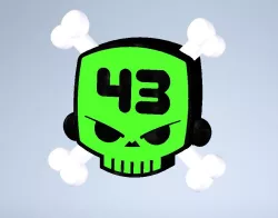 Ken Block 3D Logo Memoriam