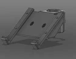 Logitech K400 K400r 40mm pole mount from CNC