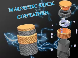 Magnetic lock container V1.0