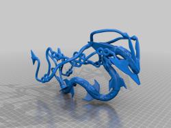 mega rayquaza ex full art roaring skies 3D Models Page 1 STLFinder