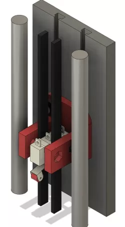 Monoprice Mini Delta Limit Switch Mount