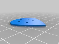 Parametric but hopefully intuitive guitar pick