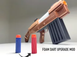 Rifled Foam Dart Upgrade For Plinking - for "Leblasto Scully V2" blaster