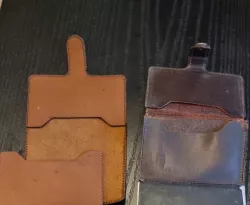 Secrid template for replacement leather