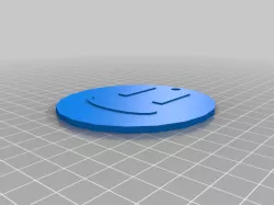 Smiley Face Keychain 