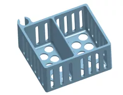 Sponge holder for IKEA ORDNING dish rack