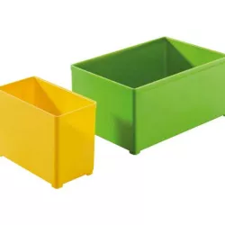 Systainer Festool Einsatzboxen gelb und grün - Festool Insert Boxes yellow and green