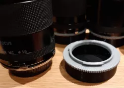 Tamron Adaptall lens rear cap with minimal support
