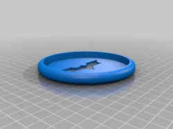 Batman Disc Golf Mini Marker Disc