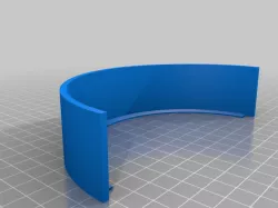 Flush mount ceiling light shroud