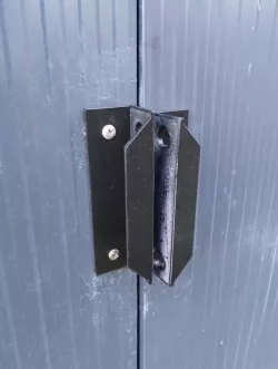 Garden shed door handle