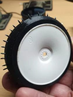 Ice race wheel for TC rim