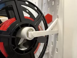 Ikea Skadis Bearing filament roller with built-in hooks