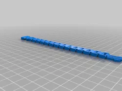 Link bracelet with snap buckle
