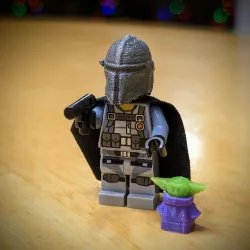 Mandalorian Head (Lego Compatible )