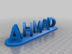 My Customized Dual Letter Blocks Illusion Customizer - 3