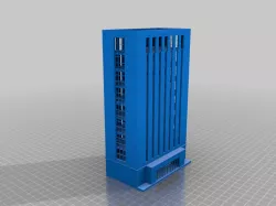 n scale tall building