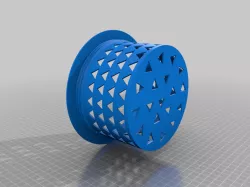 Net pot with threaded flange for 5gal DWC
