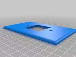 Pass Through Wall Plate for Cables, Cords, and Stuff