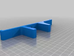 Shelf bracket for the top of a railing