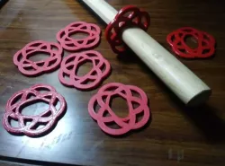 Shiden'issen Jujutsu "Go Rin" (Five Ring) Bokken-Tsuba (2019 Edition)
