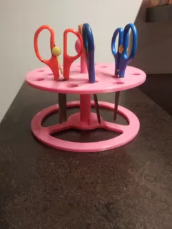 Simple scissors holder